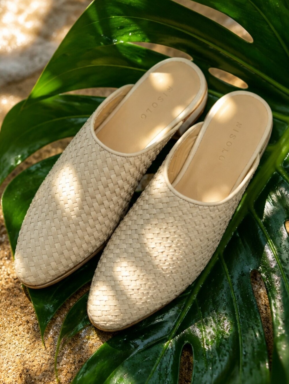Nisolo Ama Woven Leather Mule